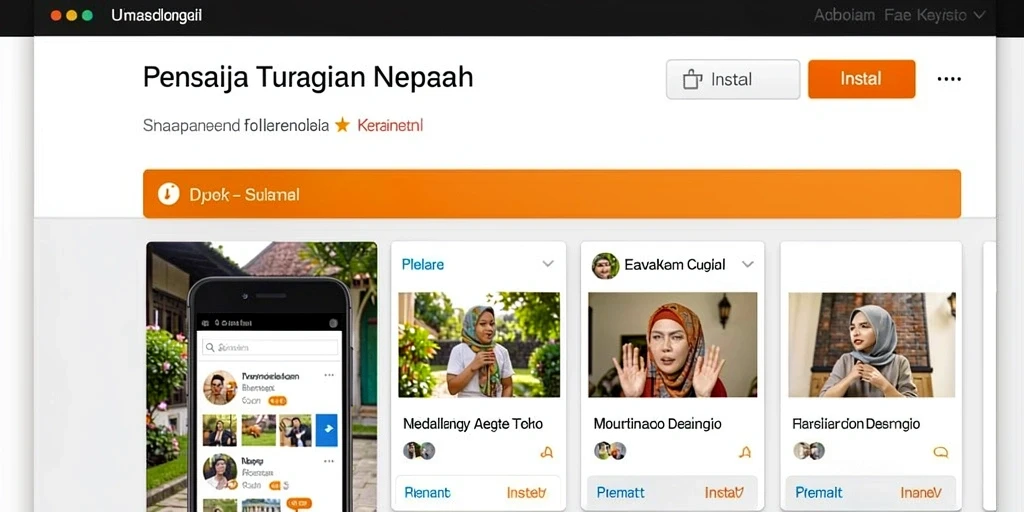 Tampilan antarmuka pengguna yang modern dan menarik.
