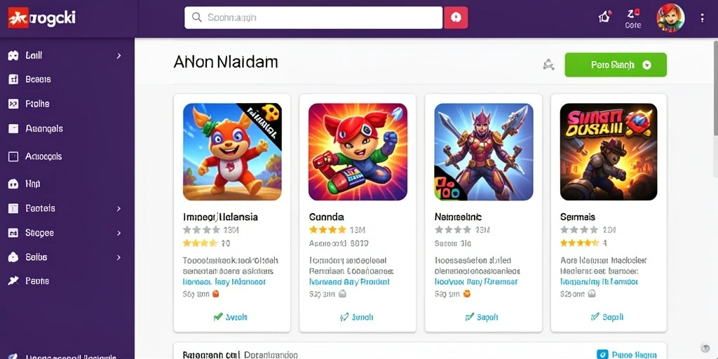 Tampilan antarmuka yang modern dan menarik.