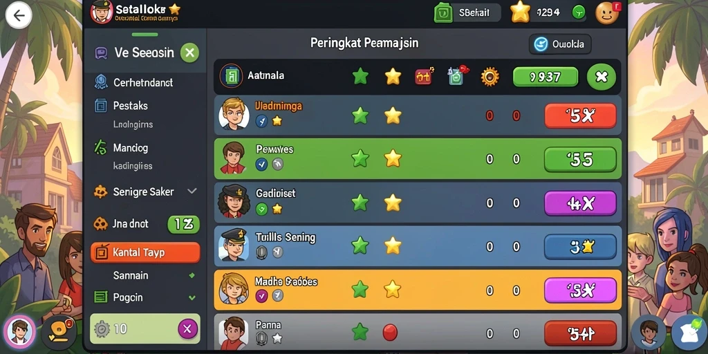 Tangkapan layar mendemonstrasikan grafis yang memukau.