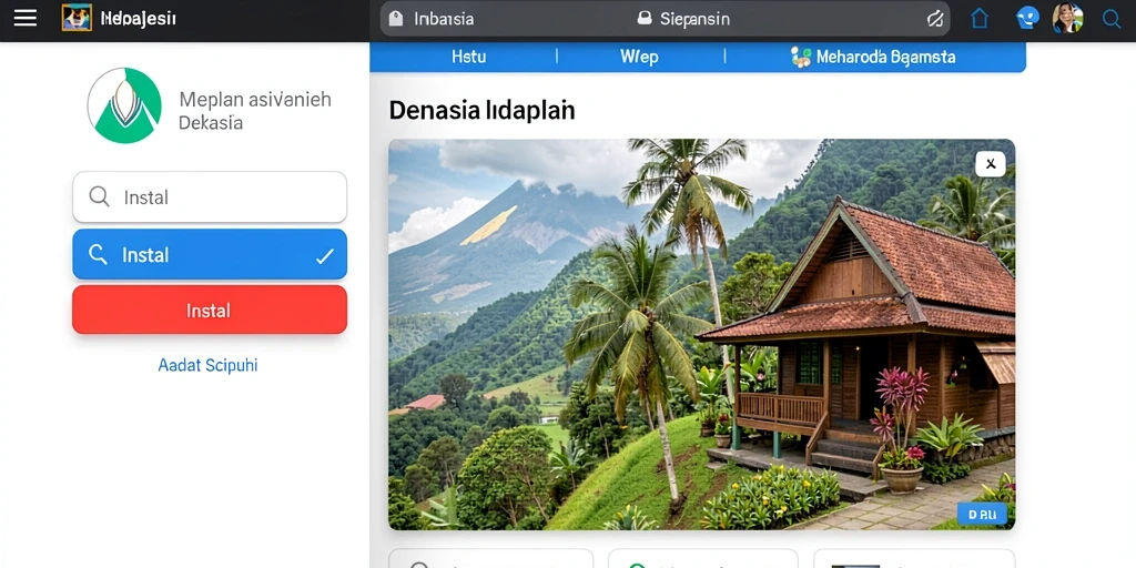 Tampilan antarmuka yang intuitif dan menarik.