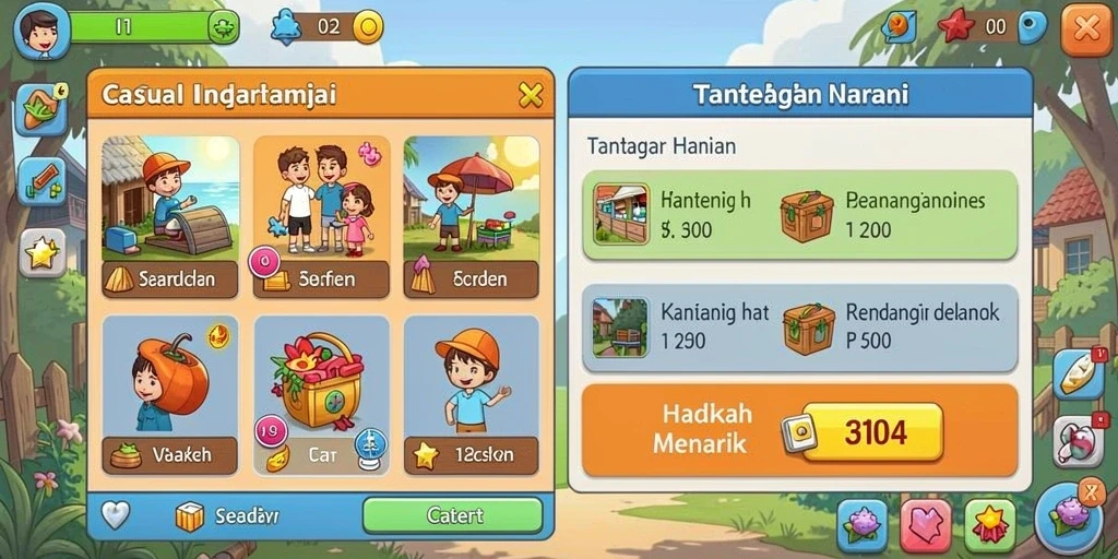 Tampilan awal yang menarik dan mudah dinavigasi.