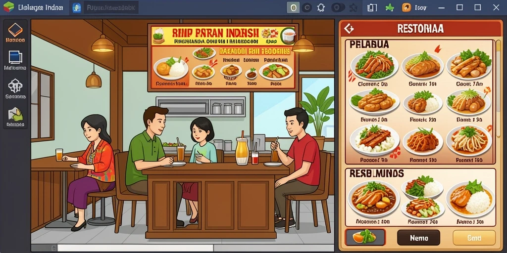 Tampilan awal permainan PK95 yang menarik.