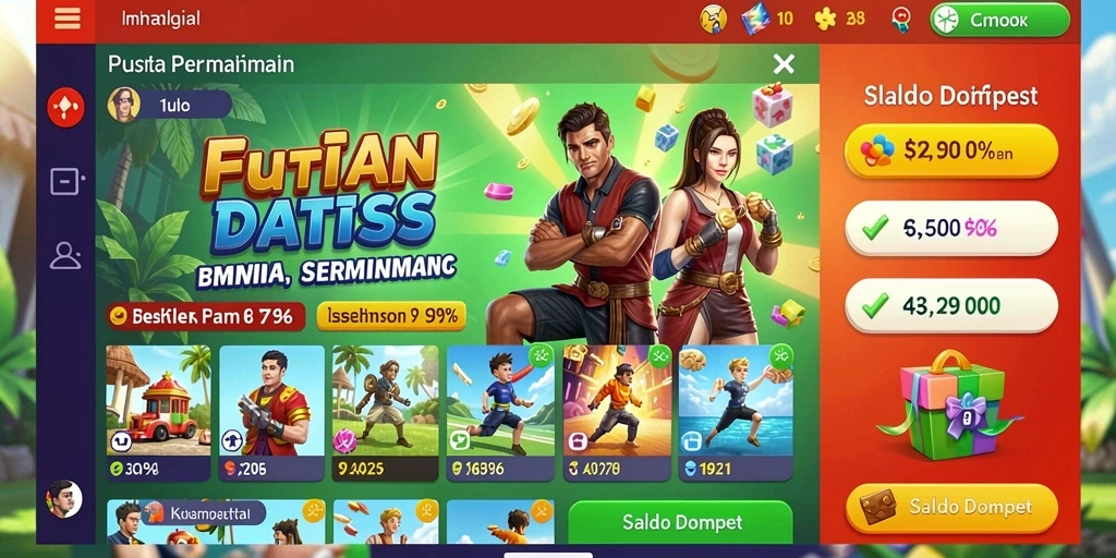 Tampilan antarmuka yang intuitif dan menarik.