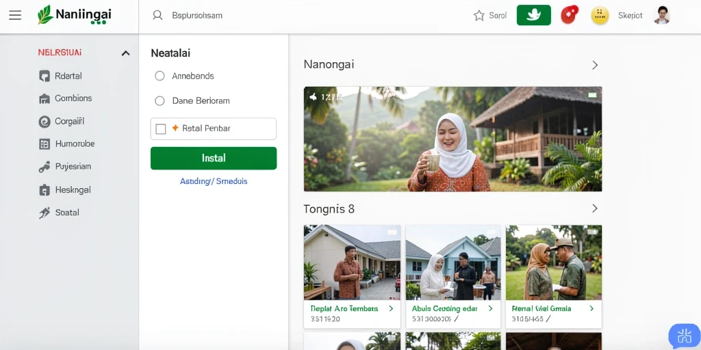 Tampilan antarmuka SESETOTO yang user-friendly.