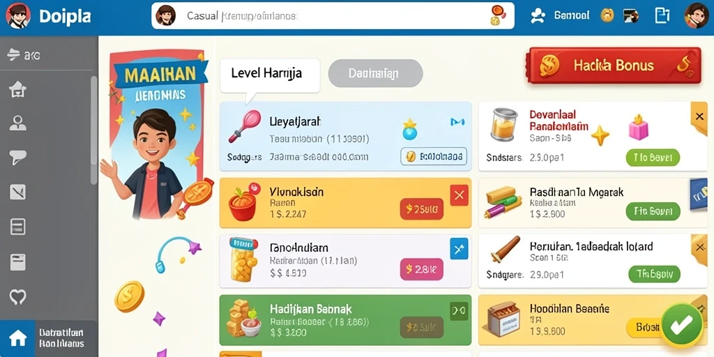 Tampilan antarmuka yang menarik dan mudah digunakan.
