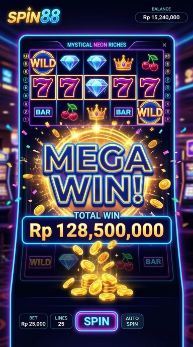 Cuplikan layar menu unduhan spin88 untuk perangkat Android